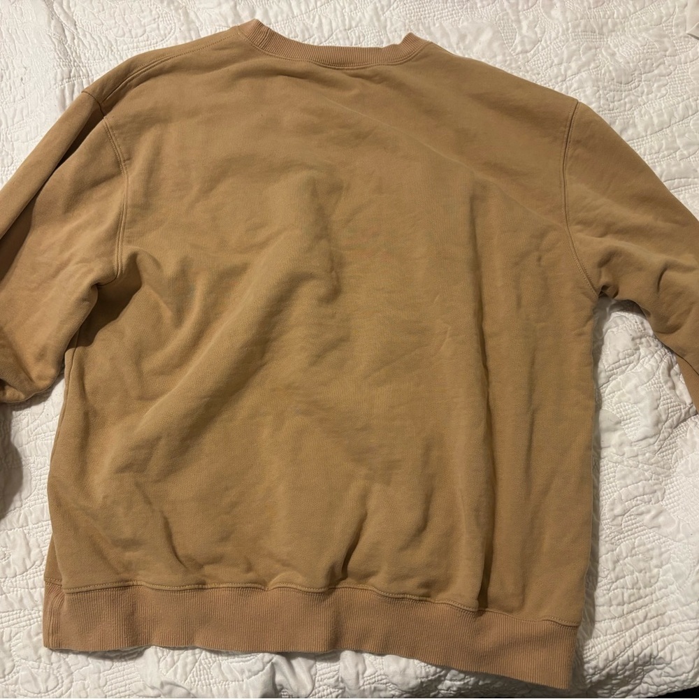 Tan Graphic Men's Sweater - Picture 2 of 3
